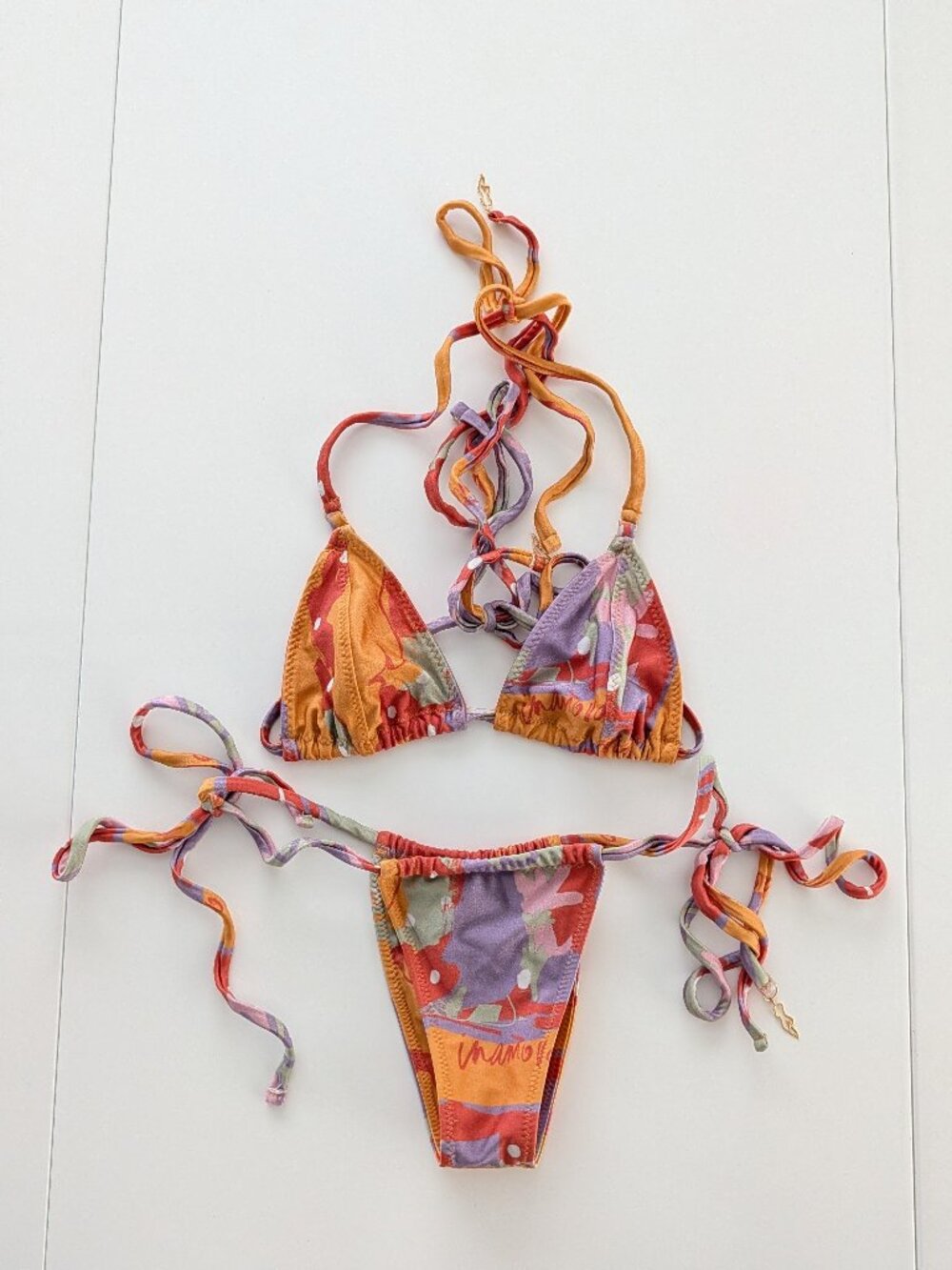 Inamorata Bikini Set Saffron Ink - Capreria Size XS